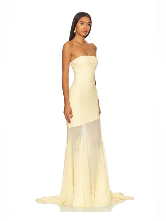 REVOLVE Dresses & Skirts - DAHLIA GOWN IN BUTTER YELLOW